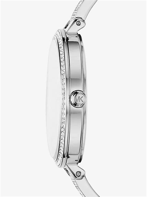 michael kors jaryn pavé silver-tone watch|Jaryn Pavé Silver.